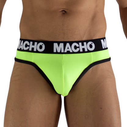 MACHO - MTG001 STRING JAUNE FLUORESCENT TAILLE S
