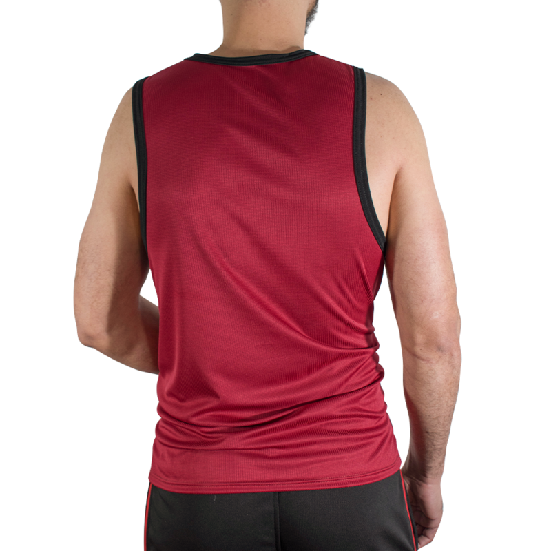 MACHO - CMV003 T-SHIRT DE SPORT MARRON L/XL