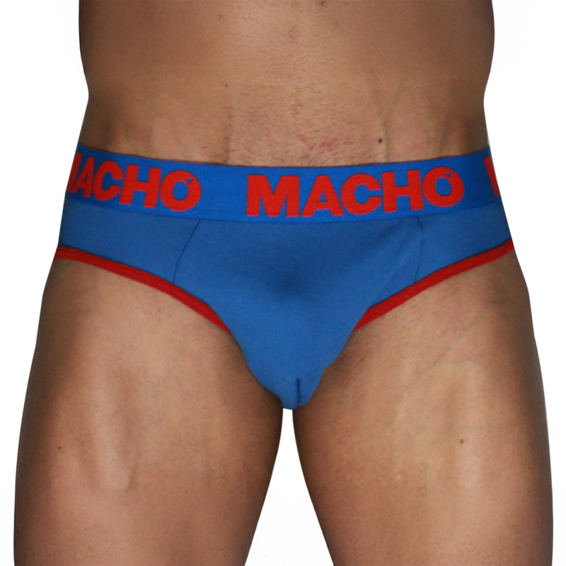 MACHO - MCH005 CLASSIC SLIP BLEU + ROUGE M