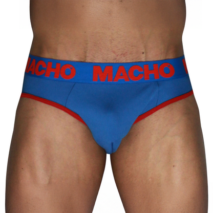 MACHO - MCH005 CLASSIC SLIP BLEU + ROUGE L
