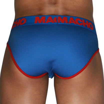 MACHO - MCH005 CLASSIC SLIP BLEU + ROUGE XL