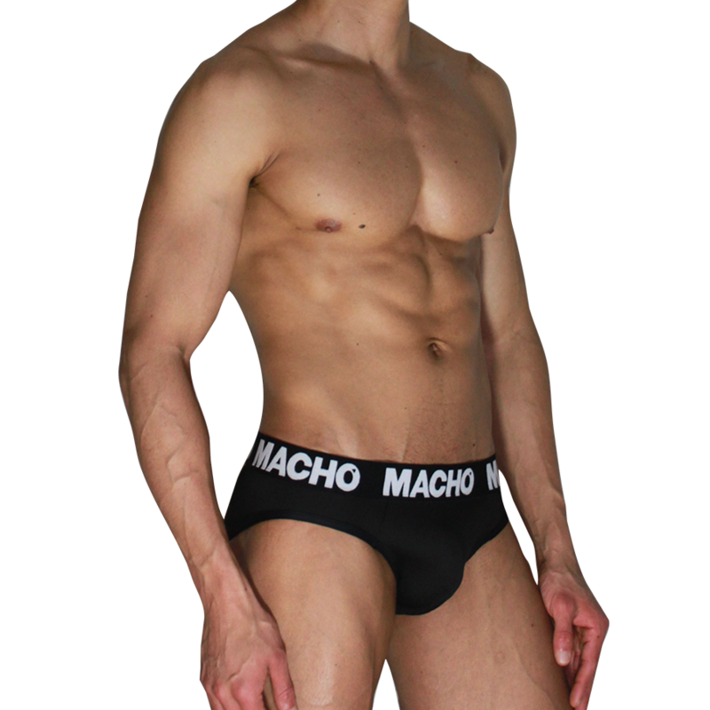 MACHO - MCH007 CLASSIQUE SLIP NOIR + NOIR M