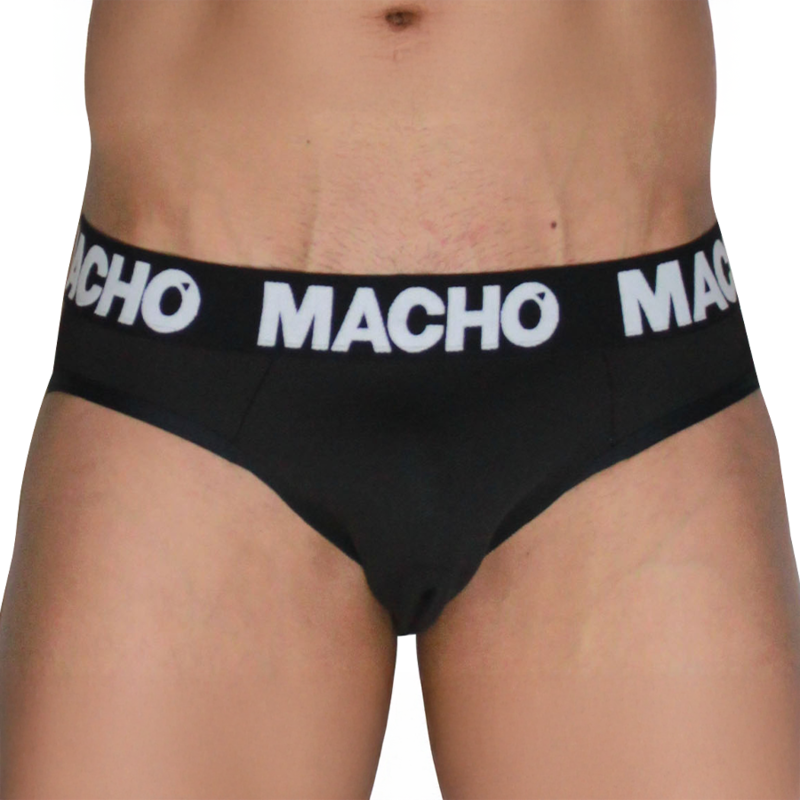 MACHO - MCH007 CLASSIQUE SLIP NOIR + NOIR M