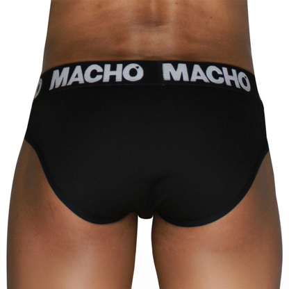 MACHO - MCH007 CLASSIQUE SLIP NOIR + NOIR XL