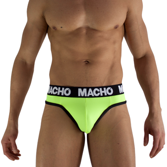 MACHO - MTG001 STRING JAUNE FLUORESCENT TAILLE M