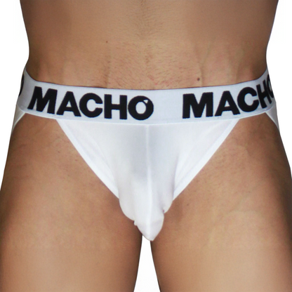 MACHO - MX29BL JOCK BLANC + BLANC XL