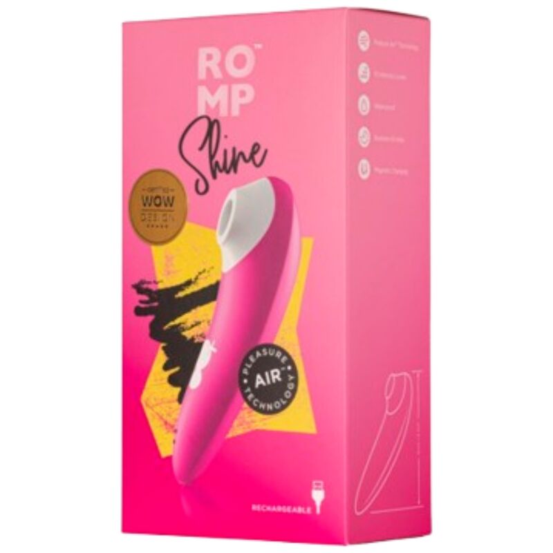 ROMP - SHINE X SUCCION CLITORIALE 10 NIVEAUX ROSE