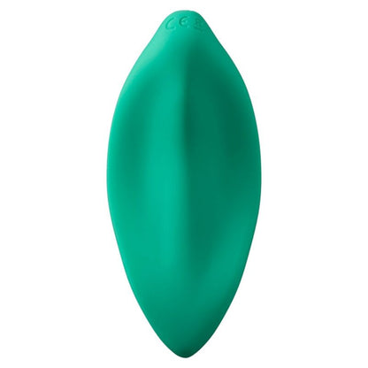 ROMP - WAVE VIBRATEUR STIMULATEUR CLITORIAL FORME ERGONOMIQUE VERT D'EAU