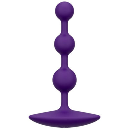 ROMP - AMP PERLES ANALES EN SILICONE FLEXIBLE VIOLETTES 12,5 CM