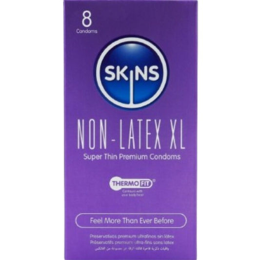 SKINS - PRÉSERVATIFS SANS LATEX PAQUET DE 4, FORMAT XL