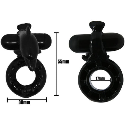 BAILE - ANNEAU DOUX AVEC STIMULATEUR CLITORIS DOLPHIN