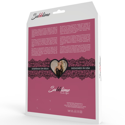 SUBBLIME - CORSET  BRIDE L / XL